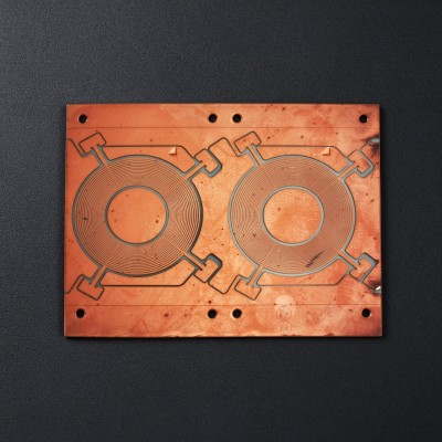 Etched Wireless Charging Coil Carrier — OEM / ODM Custom Manufacturing