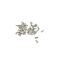 D5*d4.5*9mm Tungsten Carbide Horse Shoe Spikes Anti Slip High Wear Resistant Silver OEM Custom Pins