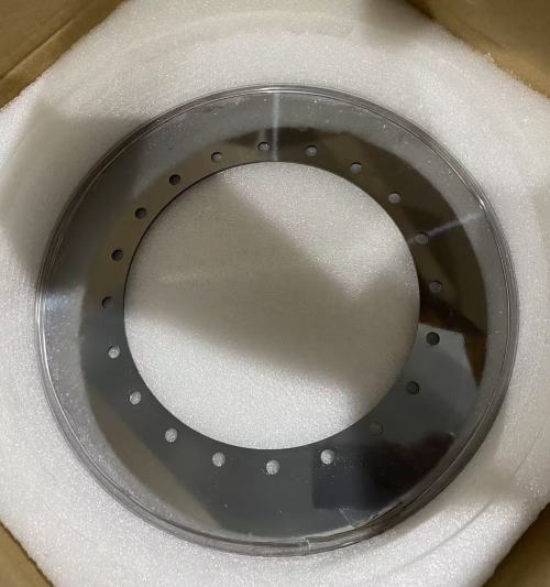 YG10X Tungsten Carbide Industrial Customized Rings High Wear Resistance Cemented Rolling Sharpening 305*190*3.0mm