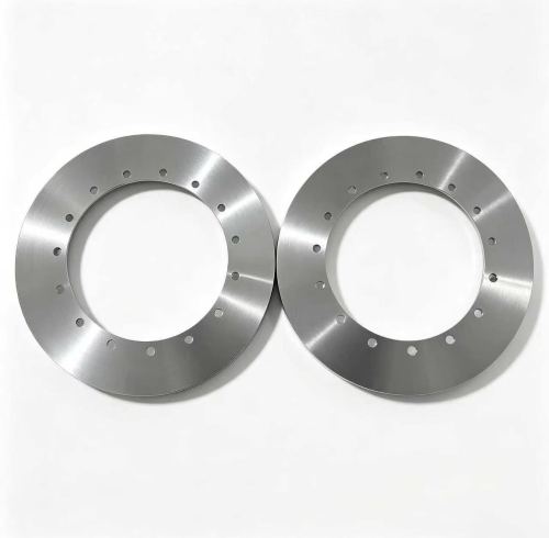 YG10X Polished Cement / Marble Carbide Circular Blades OEM Rings High Wear Resistance Industrial Machinery