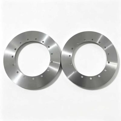 YG10X Polished Cement / Marble Carbide Circular Blades OEM Rings High Wear Resistance Industrial Machinery