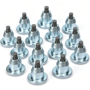 Tungsten Carbide Boot Studs Wear Resistant Anti Slip Hiking Shoe Spikes for Winter Ice Snow Terrain