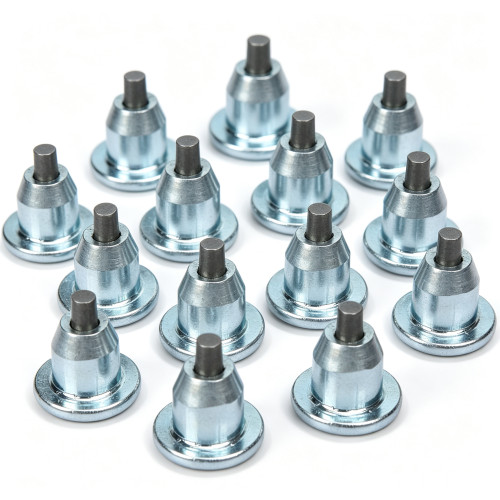 Tungsten Carbide Boot Studs Wear Resistant Anti Slip Hiking Shoe Spikes for Winter Ice Snow Terrain