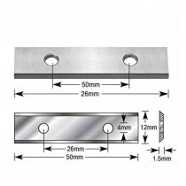Tungsten Carbide Woodworking Cutting Blade 50*12*1.5 with 2 Holes