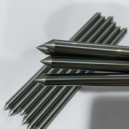 Tungsten Carbide Round Rods Polished Rods With Tips on Both Ends 10*220mm