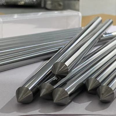 Tungsten Carbide Round Rods Polished Rods With Tips on Both Ends 10*220mm