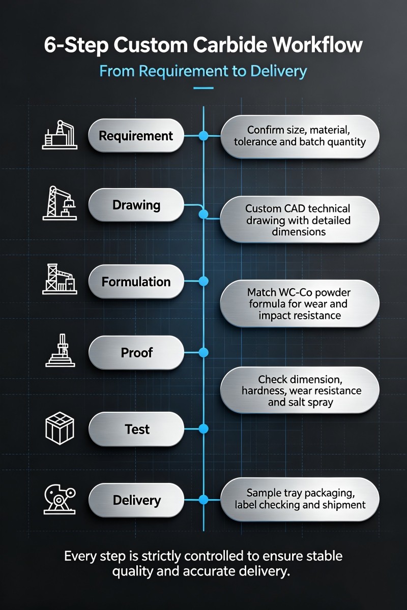 From Drawing to Delivery: How a Custom Carbide Part Is Made in 6 Steps