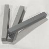 Tungsten Carbide Strips 8*8*100mm 100% Virgin Tungsten Carbide