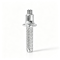 Tungsten Carbide Trekking Pole Replacement Tips Anti-Wear Hard Alloy Spike Head Accessories