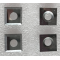 Tungsten Carbide Square Woodworking  Replaceable blades 15*15*1.5mm
