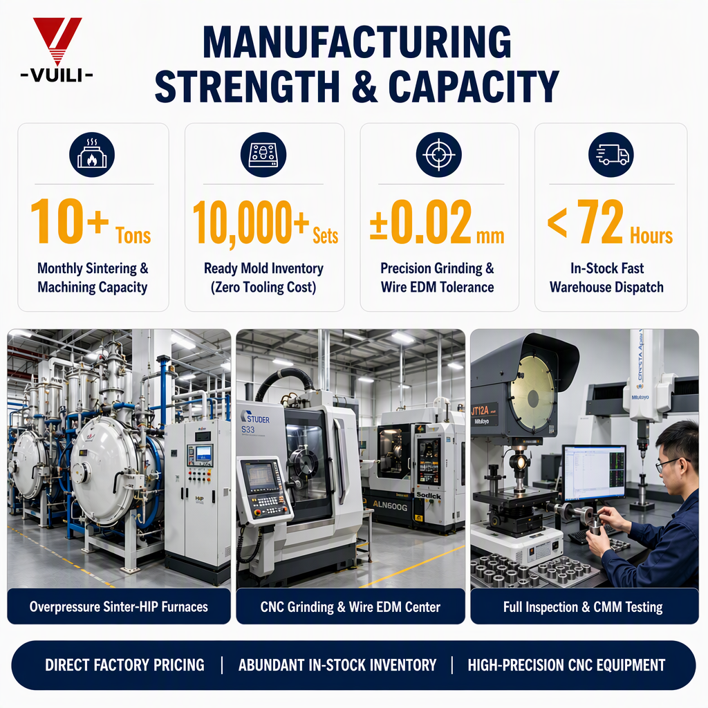 Factory Capacity Planning: Meet Bulk & Urgent Orders of Cemented Carbide Products