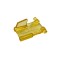 Amber Transparent Fiber Optic Plastic Part | Injection Molded | OEM ODM