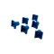 Blue Precision Fiber Optic Plastic Bushing | Telecom PBT Injection Molding Part | Optical Communication | OEM,ODM