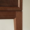 Custom Walnut-Tone Tall Storage Cabinet with Tapered Legs | OEM/ODM Manufacturer