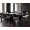 Custom Wood Dining Table with Sculptural Block Base | Indoor Hotel Dinning Table Manufacturer