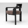 Custom Wood Dining Table with Sculptural Block Base | Indoor Hotel Dinning Table Manufacturer