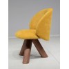 Custom Hotel Chair Manufacturer | Flannelette Chair With Tripod Base | PALMWELL Hotel Chair Manufacturer
