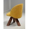 Custom Hotel Chair Manufacturer | Flannelette Chair With Tripod Base | PALMWELL Hotel Chair Manufacturer