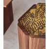 Custom Upholstered Hotel Stool Manufacturer | Hotel Accent Chair with Wood Base | PALMWELL