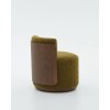 Custom Round Hotel Accent Chair Manufacturer | Fabric Upholstered with Low Back | OEM/ODM Furniture Manufacturer