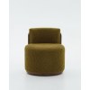 Custom Round Hotel Accent Chair Manufacturer | Fabric Upholstered with Low Back | OEM/ODM Furniture Manufacturer