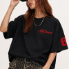 Custom Women's Oversized Embroidered Cotton T-Shirt