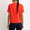 Custom Women's Stretch Ribbed Crew Neck T-Shirt for Activewear & Casual Brands