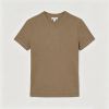 Private Label Women's Ribbed V-Neck Stretch T-Shirt for Casual & Activewear Brands