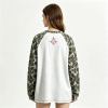 Custom Women's Letter Print Raglan Sweatshirt | Streetwear Manufacturer