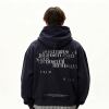 Custom Men's Letter Graphic Pullover Hoodie | Streetwear Manufacturer