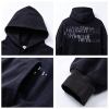 Custom Men's Letter Graphic Pullover Hoodie | Streetwear Manufacturer