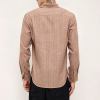 Custom Men's Fine Stripe Button-Up Shirt | Private Label Manufacturer