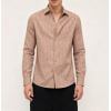 Custom Men's Fine Stripe Button-Up Shirt | Private Label Manufacturer