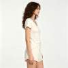 Custom Women's V-Neck Pajama Short Set | Private Label Sleepwear Supplier