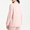 Custom Women's Pink Notch Collar Pajama Set | Private Label Sleepwear Supplier