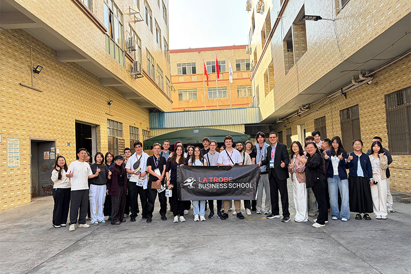 La Trobe Business School Students Visit MinCharm’s Dongguan Factory