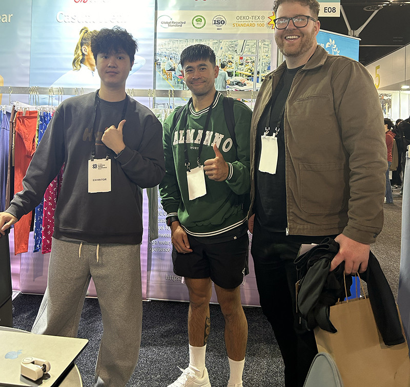 Our team with visitors at Global Sourcing Expo Australia 2025