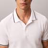 Custom Men's Cool-Touch Contrast Trim Polo Shirt | OEM Polo Supplier