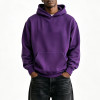Custom Unisex Oversized Purple Pullover Hoodie | OEM Hoodie Supplier