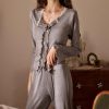 Custom Modal Cotton Ruffle Pajama Set | Women's Sleepwear Supplier