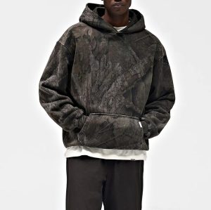 Washed-Look Oversized Drop-Shoulder Hoodie | Custom Streetwear Development