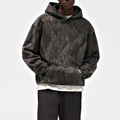 Washed-Look Oversized Drop-Shoulder Hoodie | Custom Streetwear Development