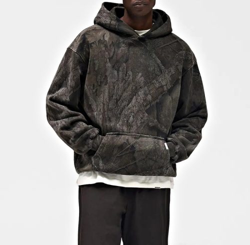 Washed-Look Oversized Drop-Shoulder Hoodie | Custom Streetwear Development