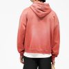 Custom Graphic Drop-Shoulder Hoodie with Distressed Rib Trims | Private Label Streetwear
