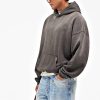 Garment-Dyed Fleece Drop-Shoulder Hoodie with Back Graphic | Private Label Streetwear