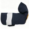 Color-Block Canvas Hooded Dog Raincoat | Private Label Pet Apparel