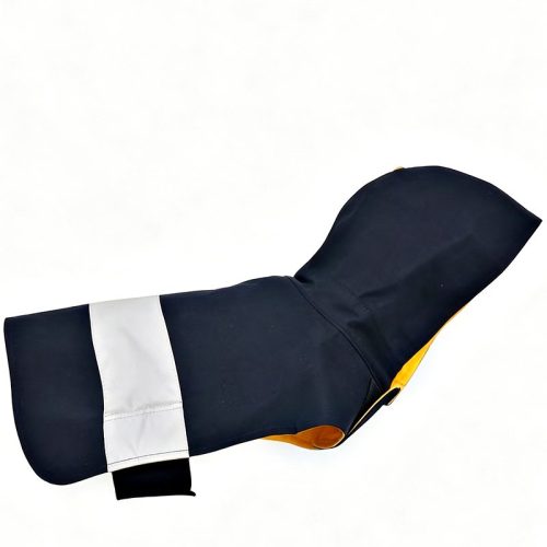 Color-Block Canvas Hooded Dog Raincoat | Private Label Pet Apparel
