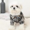 Plaid Collared Dog Shirt with Button Front | Custom Petwear Sourcing