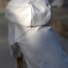 Packable Hooded Dog Raincoat with Leash Attachment | Custom Dog Rainwear Supplier
