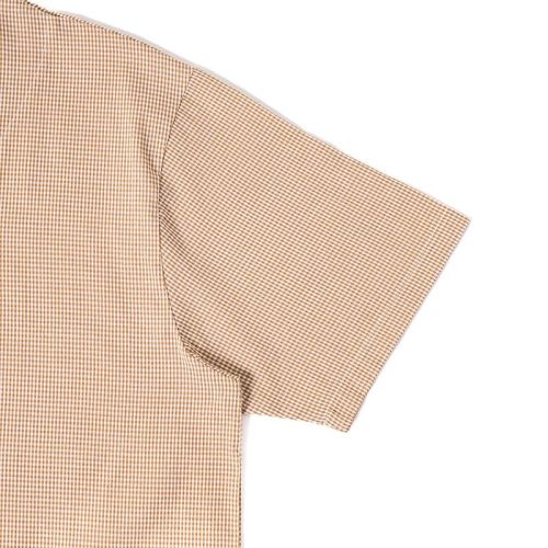 Women's Gingham Short Sleeve Pajama Top | Private Label Pajama Manufacturer